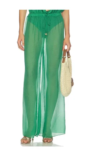 Pantalones square en color verde talla S (también en M, L) - HANNE BLOCH - Modalova