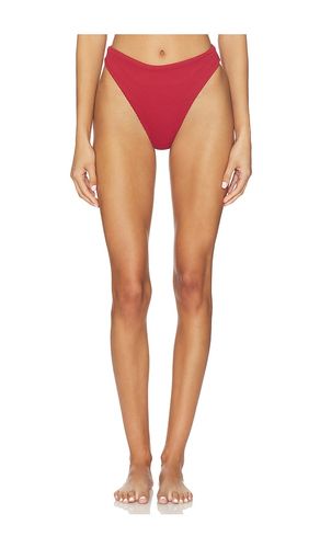 Ribbed Lycra Mah Hotpants Bikini Bottom in Rust. - size M (also in S) - HAIGHT. - Modalova
