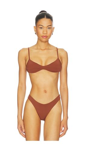 Monica Bikini Top in Brown. - size L (also in M, S, XL) - HAIGHT. - Modalova
