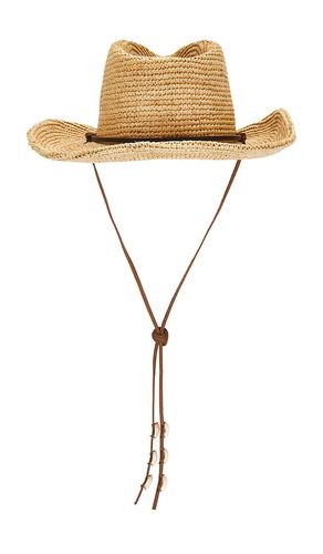 Packable Raffia Cowboy Hat in . Size M. Also in L - Hemlock Hat Co - Modalova