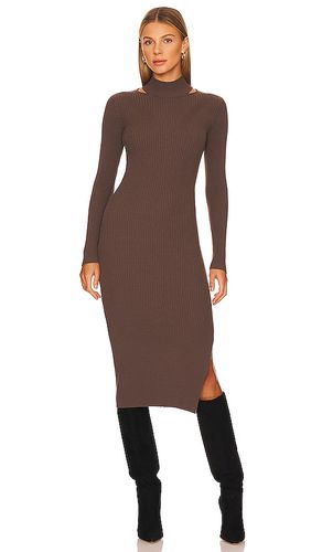 Vestido midi miller en color chocolate talla XL en - Chocolate. Talla XL (también en L, M, S, XS) - HEARTLOOM - Modalova