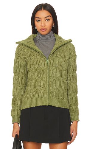 Suéter con cremallera rylen en color verde oliva talla M en - Olive. Talla M (también en S, XS) - HEARTLOOM - Modalova