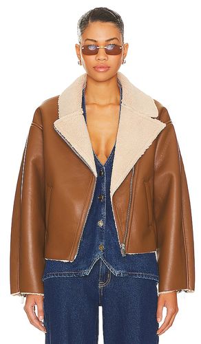 Amelia Faux Leather Jacket in . Size M - HEARTLOOM - Modalova