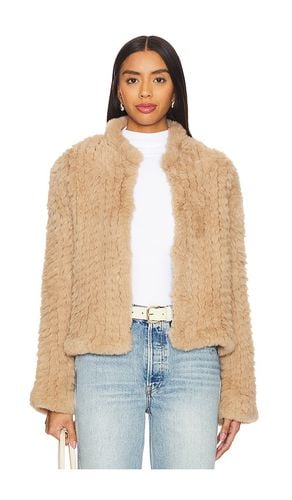 Keris Faux Fur Jacket in Beige. - size M (also in S, XS) - HEARTLOOM - Modalova