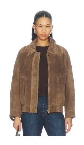 Sully Suede Jacket in Brown. - size L (also in M, S, XL, XS) - HEARTLOOM - Modalova