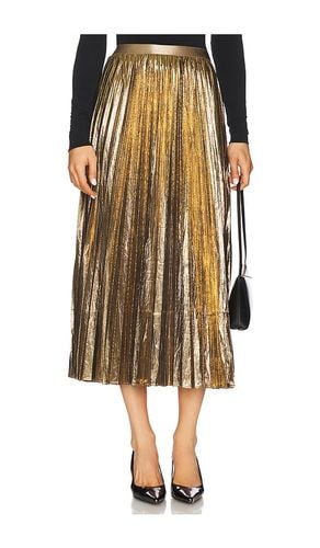 Enora Skirt in Metallic Gold. - size L (also in M, S, XL, XS) - HEARTLOOM - Modalova