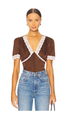 Dahlia Top in Chocolate. - size L (also in M, S, XS) - HEARTLOOM - Modalova