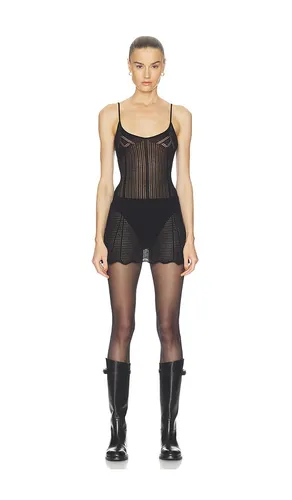 Pointelle Mini Dress in . Size L. Also in M, S, XL - HAELO - Modalova