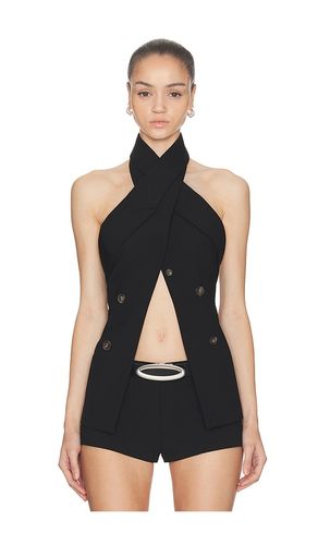 Wrap Lapel Halter Top in . Size S. Also in XXS, XS, M, L, XL - HAELO - Modalova
