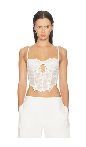 Wing Lace Crop Corset in . Size L. Also in M, S, XL, XS - HAELO - Modalova