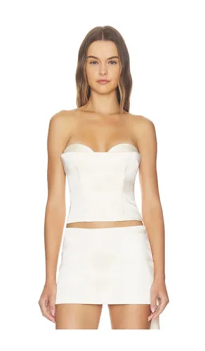 Layered Cup Corset in Ivory. - size L (also in M, S, XL, XS, XXS) - HAELO - Modalova