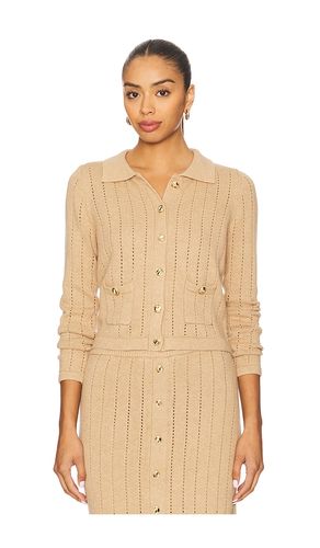 Nanette Cardigan in Tan. - size L (also in S, XL, XS) - HEVRON - Modalova