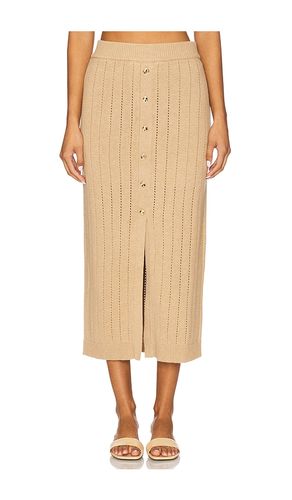Mia Skirt in Tan. - size L (also in S, XL, XS) - HEVRON - Modalova