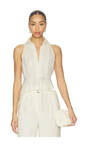 Sloan Linen Vest in . Size XS. Also in S, L - HEVRON - Modalova
