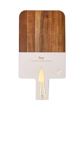 Juego de tabla de quesos y cuchillo garth the garth cheese board & knife set en color neutral talla all - Here's How - Modalova
