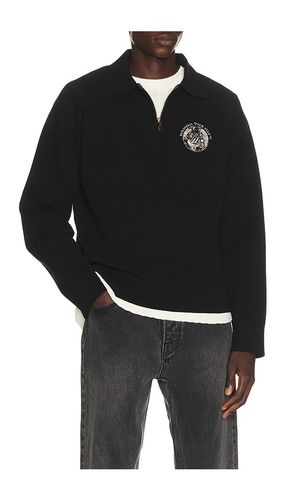 Knitted Zip Long Sleeve Polo in . - size L (also in M, S, XL/1X, XXL/2X) - Honor The Gift - Modalova