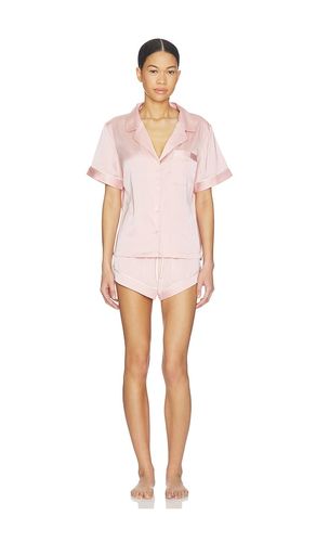 Grace Short Pajama Set in Blush. - size S (also in XL/1X, XS) - homebodii - Modalova