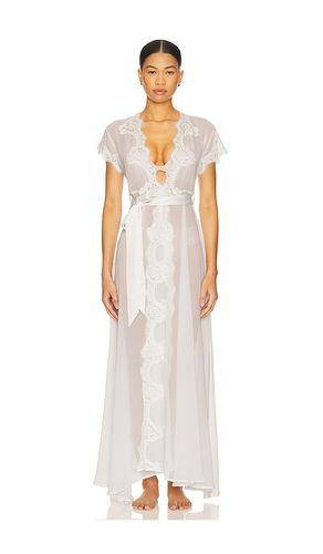 Farrah Long Lace Robe in White. - size M (also in S) - homebodii - Modalova