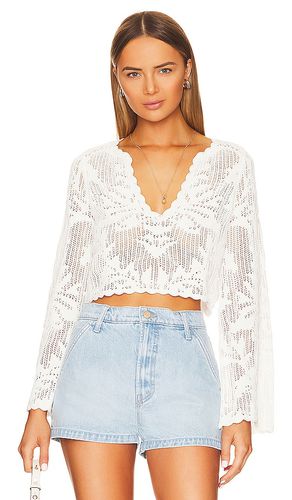 X REVOLVE Kameli Pointelle Cropped Sweater in . - size M (also in S, XL, XS, XXS) - House of Harlow 1960 - Modalova