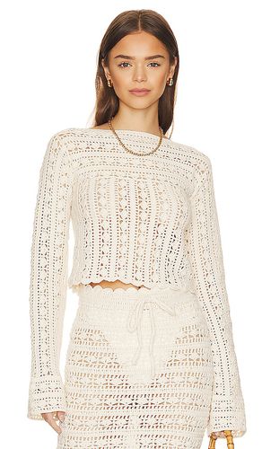 X REVOLVE Laurelin Crochet Sweater in . - size L (also in M, S, XS) - House of Harlow 1960 - Modalova