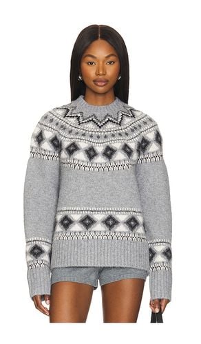 Dalida Fairisle Sweater in Grey. - size L (also in M, XS) - House of Harlow 1960 - Modalova