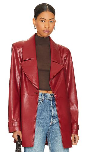 X revolve bordeaux faux leather blazer en color talla XS en - Red. Talla XS (también en XXS) - House of Harlow 1960 - Modalova