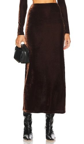 X REVOLVE Ovelia Skirt in Chocolate. - size L (also in M, S, XL, XS) - House of Harlow 1960 - Modalova