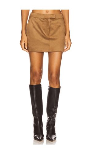 X REVOLVE Della Faux Suede Mini Skirt in Brown. - size L (also in M, S, XL, XS, XXS) - House of Harlow 1960 - Modalova