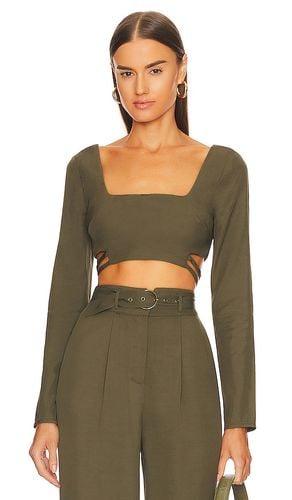 X REVOLVE Mailey Top in Olive. - size M (also in S) - House of Harlow 1960 - Modalova