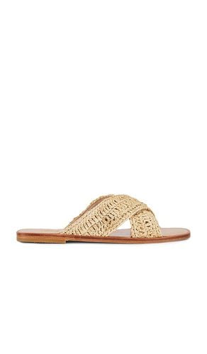 Sandalia x band weaved raffia en color neutral talla 5.5 en - Neutral. Talla 5.5 (también en - House of Harlow 1960 - Modalova