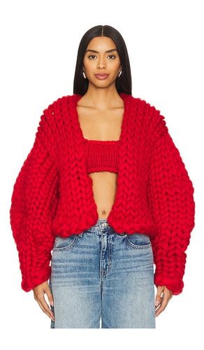 Colossal Knit Jacket in Red. - size M/L (also in S/M) - Hope Macaulay - Modalova