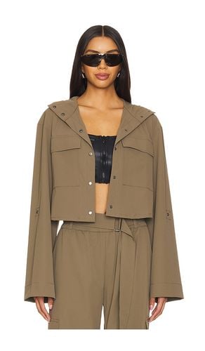 X Mona Kattan Ava Jacket in Olive. - size L (also in M, S, XL) - Heroine Sport - Modalova