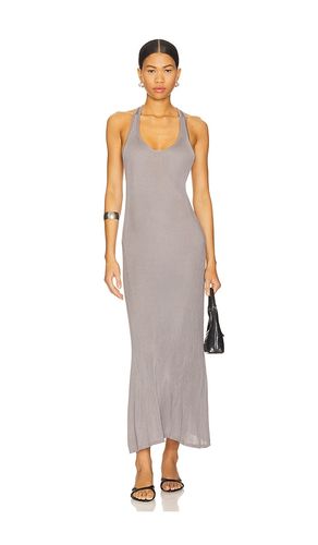 Rib Twist Dress in Grey. - size L (also in M, S, XS) - Helmut Lang - Modalova