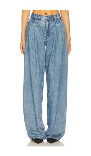 Double Pleated Wide Leg Jeans in Blue. - size 25 (also in 27, 29, 30) - Helmut Lang - Modalova