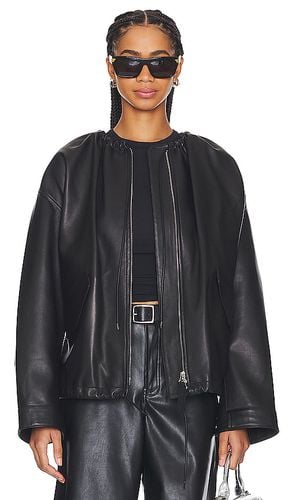 Ruched Leather Jacket in . - size L (also in S) - Helmut Lang - Modalova