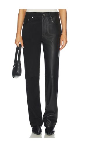 LEDERHOSE MIT MATERIALMIX in . Größe 4. Also in 8, 10 - Helmut Lang - Modalova
