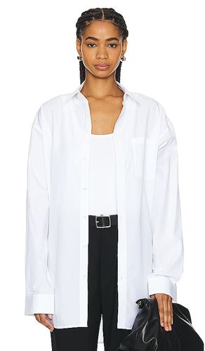 Camisa oversized en color talla M en - White. Talla M (también en S, XS) - Helmut Lang - Modalova