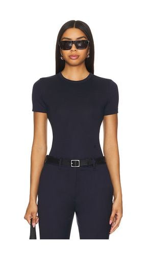 Camiseta encogida en color talla L en - Navy. Talla L (también en M, XS) - Helmut Lang - Modalova