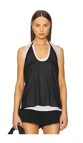 Top encaje dancer en color talla L en - Black. Talla L (también en M, S, XS) - Helmut Lang - Modalova