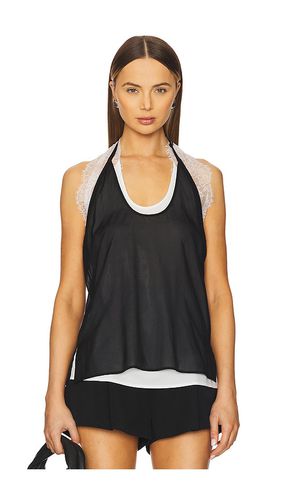 Top encaje dancer en color talla M en - Black. Talla M (también en S, XS) - Helmut Lang - Modalova