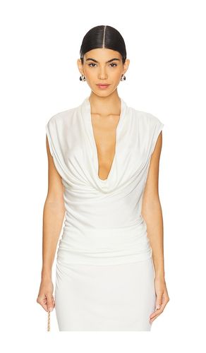 Top con cuello en u en color blanco talla L en - White. Talla L (también en M, S) - Helmut Lang - Modalova