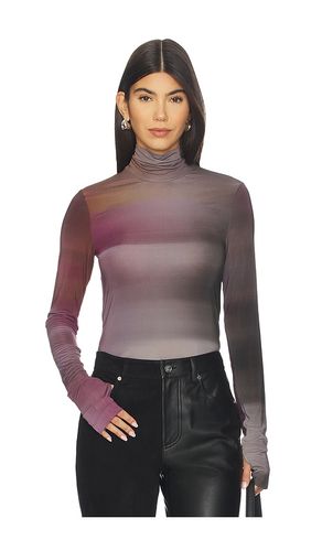 Long Sleeve Turtleneck Top in Purple. - size S (also in XS, XXS) - Helmut Lang - Modalova