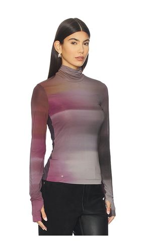 Long Sleeve Turtleneck Top in Purple. - size S (also in XS, XXS) - Helmut Lang - Modalova