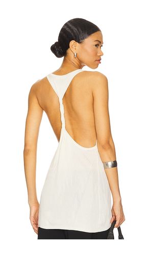 Rib Twist Tank Top in Ivory. - size L (also in M, S, XS) - Helmut Lang - Modalova