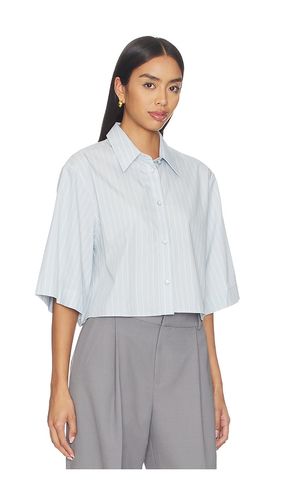 Crop Trench Shirt in Slate. - size L (also in M, S) - Helmut Lang - Modalova