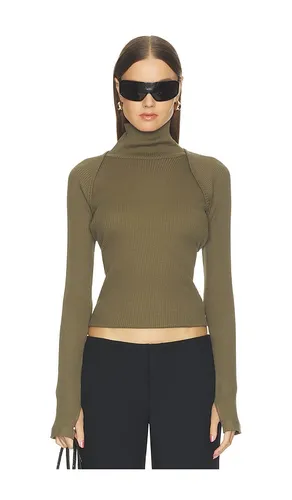 Shrug Layer Top in Dark Green. - size L (also in M, S, XS) - Helmut Lang - Modalova