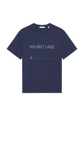 Camiseta stamped en color azul marino talla L en Índigo - Navy. Talla L (también en M, XL) - Helmut Lang - Modalova