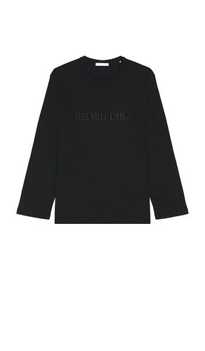 Camiseta de manga larga logo en color talla L en - Black. Talla L (también en M, S, XL/1X) - Helmut Lang - Modalova