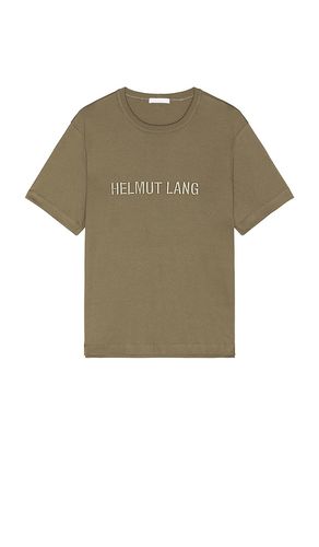 Camiseta logo en color militar talla L en - Army. Talla L (también en M, S, XL/1X) - Helmut Lang - Modalova