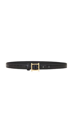 Logo Mini Waist Belt in Black. - size L (also in M, S, XL) - Helsa - Modalova